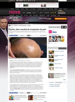 Imema Líder trasplante de pelo en el mundo Dr. Eduardo López Bran